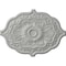 Ekena Millwork Pesaro Ceiling Medallion, Hand-Painted Frost, 36"W x 26"H x 1 1/2"P CM36X26PEFRF - alternate 1